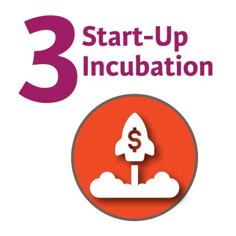 Number three, start-up incubation